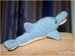 Дельфин handmade. Вязание крючком. Искусство Амигуруми.